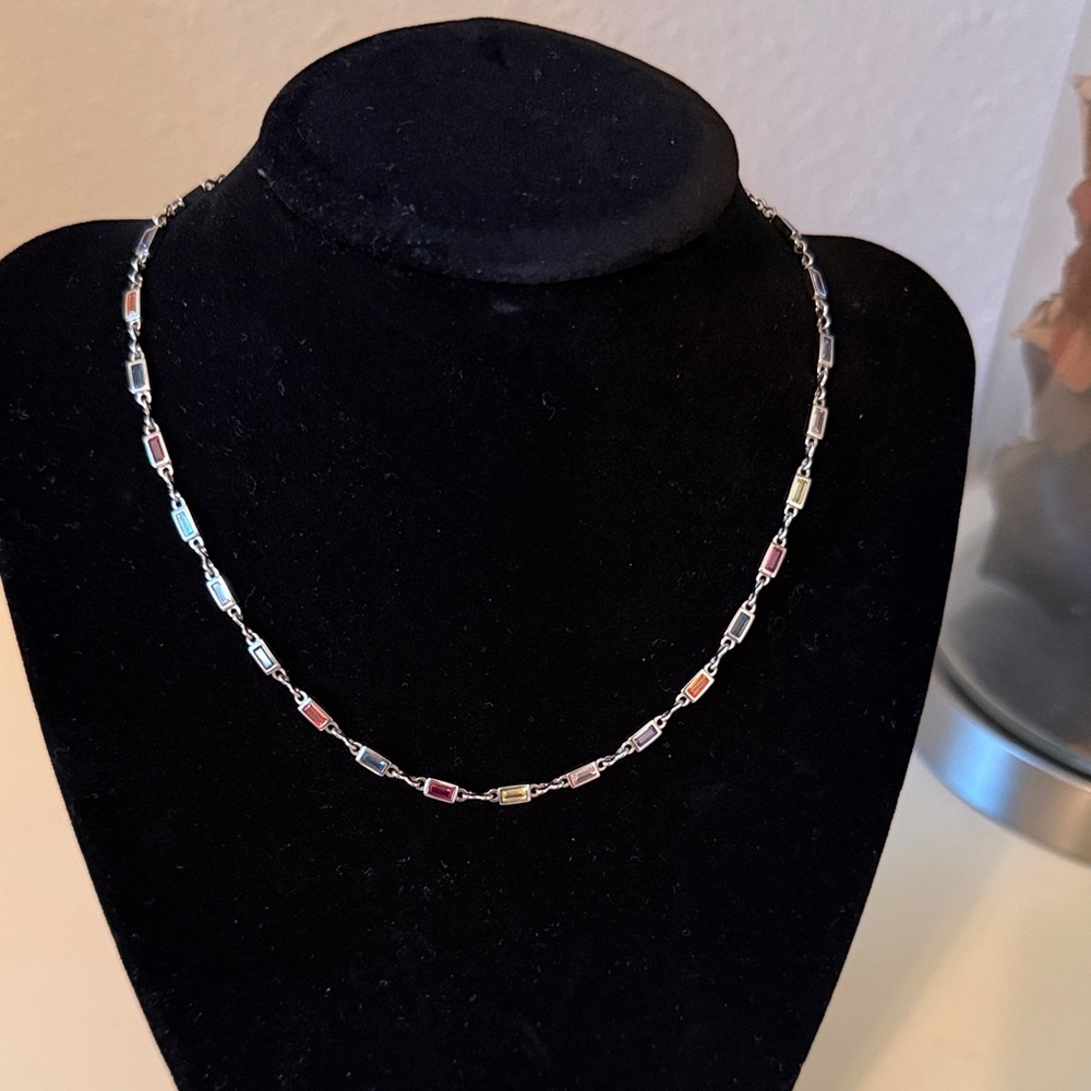 Elegant FYB Multicolor Gemstone Necklace